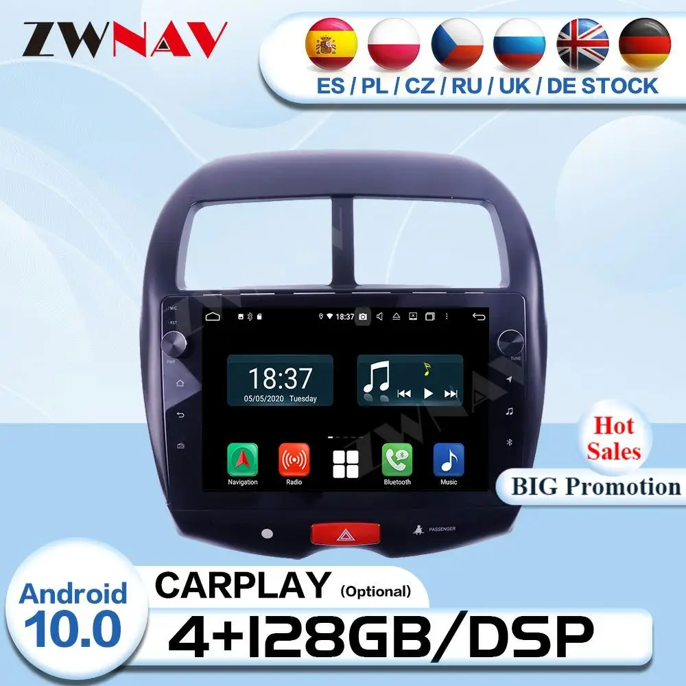 Carplay 2 Din Android 10 мультимедиа для Mitsubishi ASX 2010 2011 2012 2013 2014 радио приемник аудио стерео GPS плеер головное устройство
Carplay 2 Din Android 10 мультимедиа для Mitsubishi ASX 2010 2011 2012 2013 2014 радио приемник аудио стерео GPS плеер головное устройство