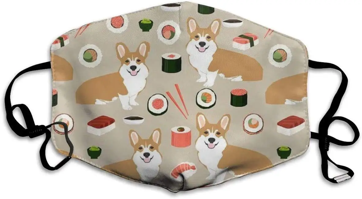 Winter Nose Warmer,Comfortable Two Layer Japanese Sushi Funny Corgi Dogs Anti Dust Face Mask Cover Mouth for Adults and Teens
Winter Nose Warmer,Comfortable Two Layer Japanese Sushi Funny Corgi Dogs Anti Dust Face Mask Cover Mouth for Adults and Teens