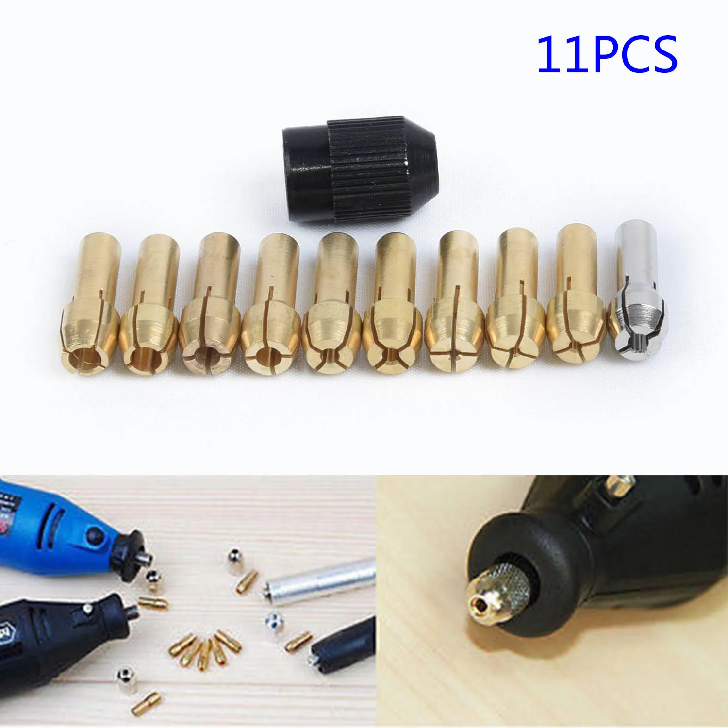10pcs Collets+1x Nut Kit Quick Change Tool Part For Power Rotary Accessories Collets Electric Grinding Hanging Mill
10pcs Collets+1x Nut Kit Quick Change Tool Part For Power Rotary Accessories Collets Electric Grinding Hanging Mill