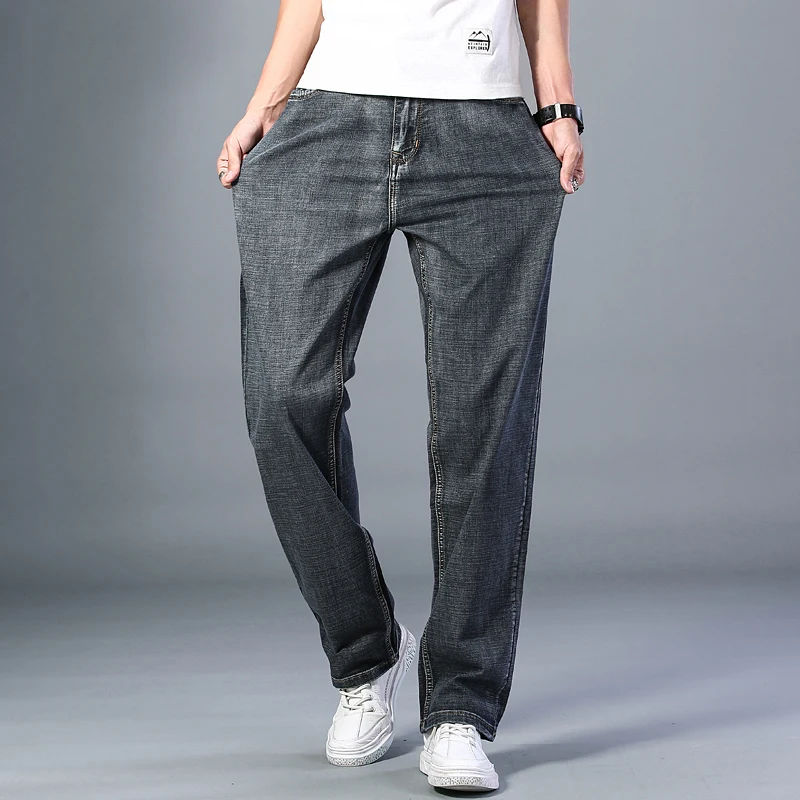 2021 Spring and Autumn New Loose Straight Advanced Stretch Denim Pants Male Brand Plus Size 40 42 44
2021 Spring and Autumn New Loose Straight Advanced Stretch Denim Pants Male Brand Plus Size 40 42 44