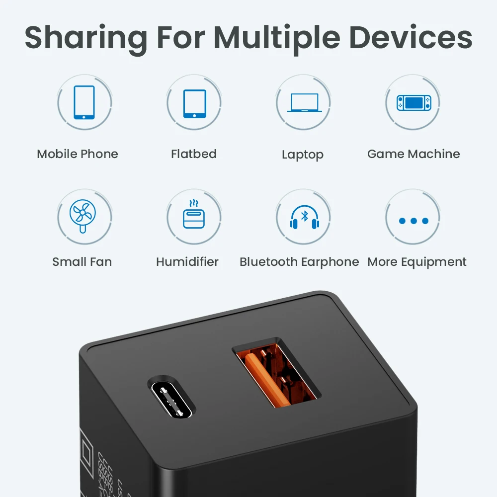 65W GaN Charger Quick Charge 4.0 3.0 Type C PD USB Charger with QC 4.0 3.0 Portable Fast Charger for iPhone Xiaomi Laptop
65W GaN Charger Quick Charge 4.0 3.0 Type C PD USB Charger with QC 4.0 3.0 Portable Fast Charger for iPhone Xiaomi Laptop