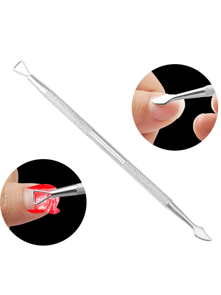 1pcs Silver Nail Cuticle Pusher Stainless Steel Nail Polish Remover Tools UV Gel Polish Remover Manicure Nail Art Tool
1pcs Silver Nail Cuticle Pusher Stainless Steel Nail Polish Remover Tools UV Gel Polish Remover Manicure Nail Art Tool