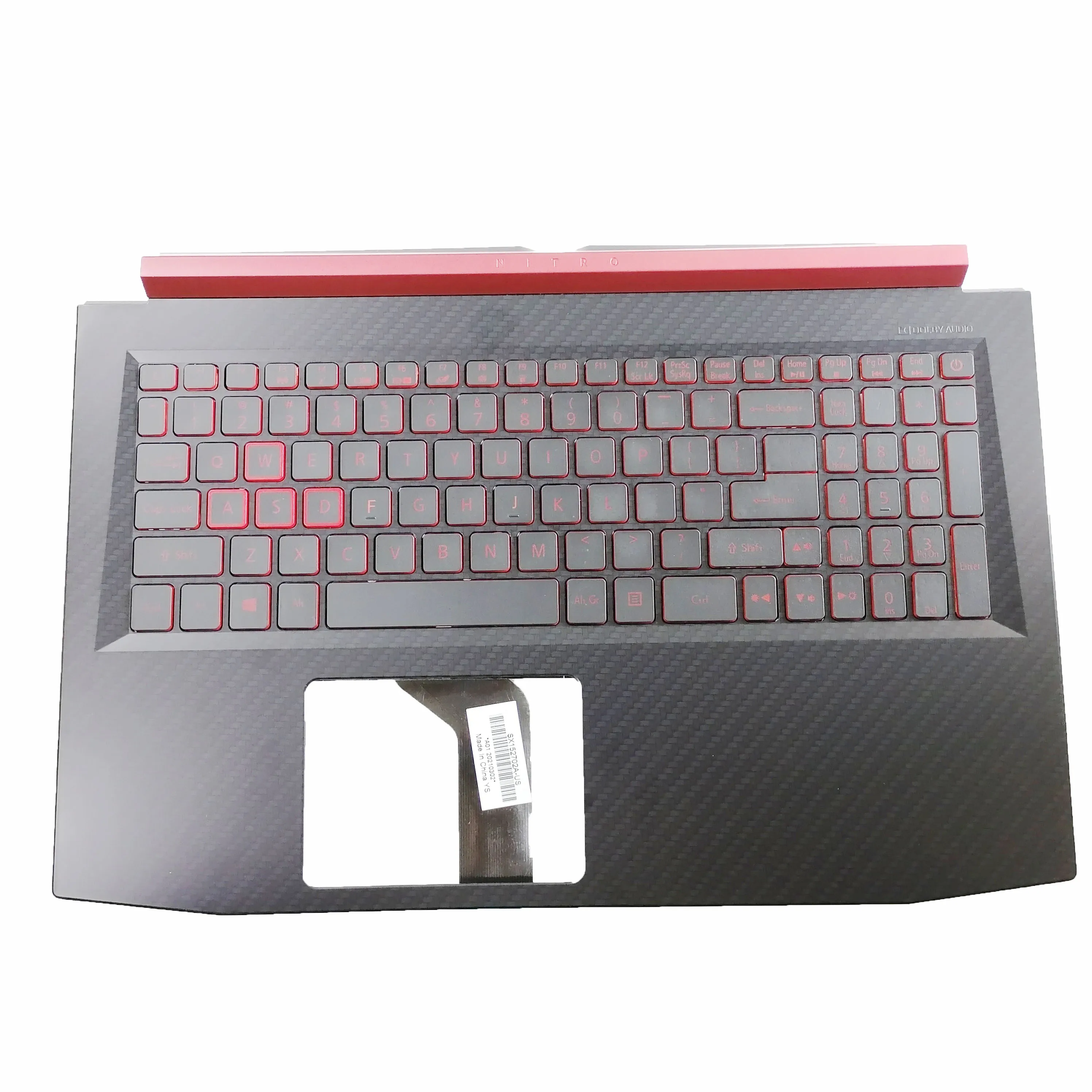 Новинка, подставка для ноутбука Acer Nitro 5 AN515-42 AN515-51 53 с клавиатурой с подсветкой US 6B.Q3ZN2.001 
Новинка, подставка для ноутбука Acer Nitro 5 AN515-42 AN515-51 53 с клавиатурой с подсветкой US 6B.Q3ZN2.001