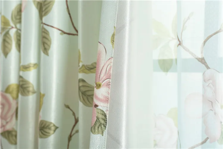 American High-grade Curtain Fabric White Silk Single Velvet Printing Fresh Blackout Curtains for Living Dining Room Bedroom.
American High-grade Curtain Fabric White Silk Single Velvet Printing Fresh Blackout Curtains for Living Dining Room Bedroom.