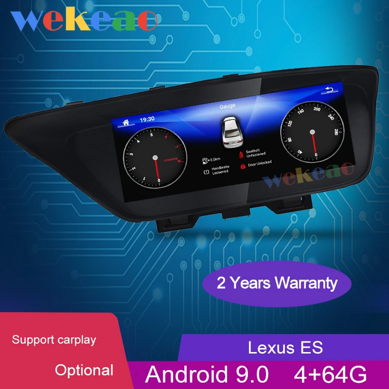 Wekeao 10,25 "сенсорный экран Android 9,0 автомобильное радио Automotivo для Lexus ES ES250 ES350 ES300 автомобильный DVD мультимедийный плеер 2013-2018
Wekeao 10,25 "сенсорный экран Android 9,0 автомобильное радио Automotivo для Lexus ES ES250 ES350 ES300 автомобильный DVD мультимедийный плеер 2013-2018
