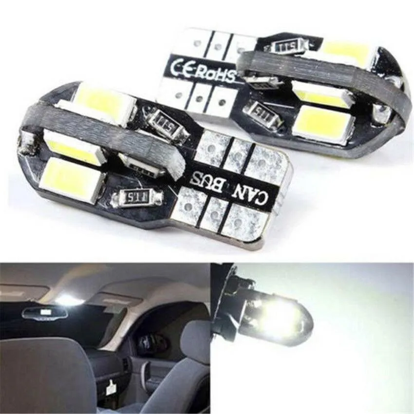 W5W T10 SMD светильник 5730 6000-7000K 8 LED 8 SMD свет заднего хода s углосветильник Свет автомобиля без ошибок
W5W T10 SMD светильник 5730 6000-7000K 8 LED 8 SMD свет заднего хода s углосветильник Свет автомобиля без ошибок