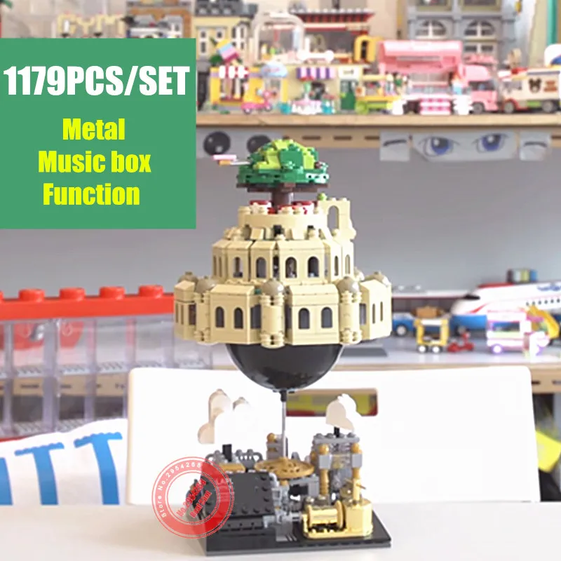 1179PCS Laputaed Castle In The Sky Alloy Music Box Function Idea Diy Technical Building Block Brick Kid Model Toy Birthday
1179PCS Laputaed Castle In The Sky Alloy Music Box Function Idea Diy Technical Building Block Brick Kid Model Toy Birthday