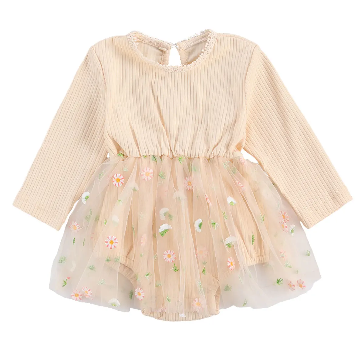 Autumn Winter Princess Toddler Baby Girls Knit Romper Overalls Cute Long Sleeve Crewneck Bodysuits Floral Fall Winter Tutu Dress
Autumn Winter Princess Toddler Baby Girls Knit Romper Overalls Cute Long Sleeve Crewneck Bodysuits Floral Fall Winter Tutu Dress