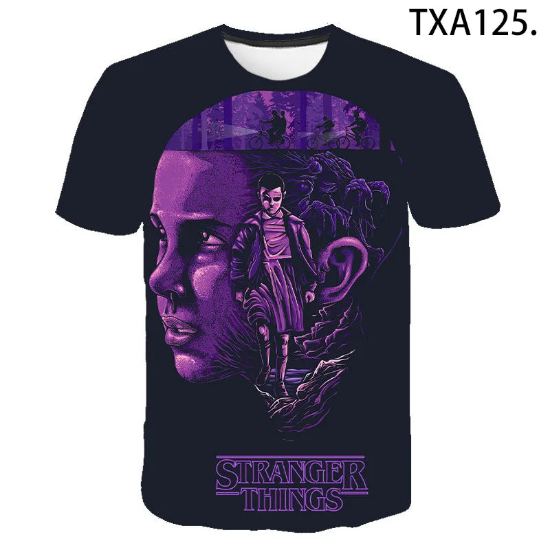 Summer Stranger Things 3D T shirt Boy Girl Kids Fashion Streetwear Men Women Children Printed T-shirt Cartoon Cool Tops Tee
Summer Stranger Things 3D T shirt Boy Girl Kids Fashion Streetwear Men Women Children Printed T-shirt Cartoon Cool Tops Tee