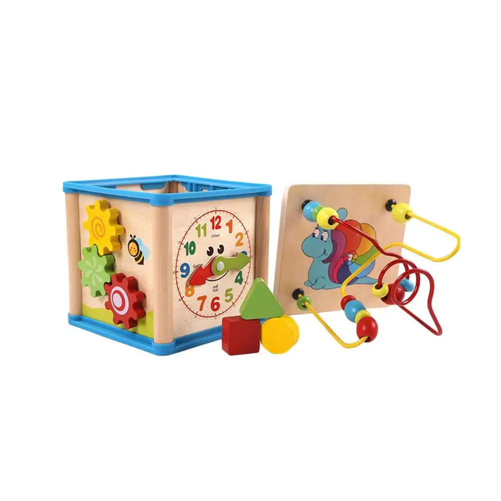 Wooden Activity Cube Toy Color Cognition Fun Educational Toy For Toddler Educational Learning Children Toys
Wooden Activity Cube Toy Color Cognition Fun Educational Toy For Toddler Educational Learning Children Toys