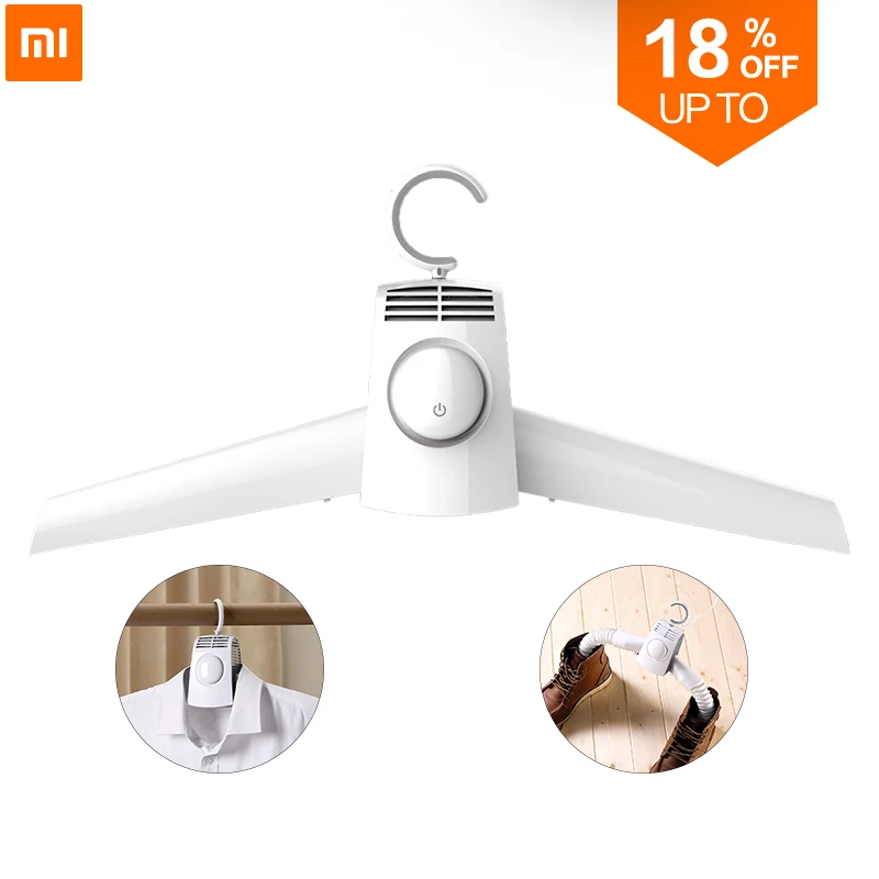 Xiaomi Портативная сушилка для одежды с одной кнопкой умная Мини Складная и обуви