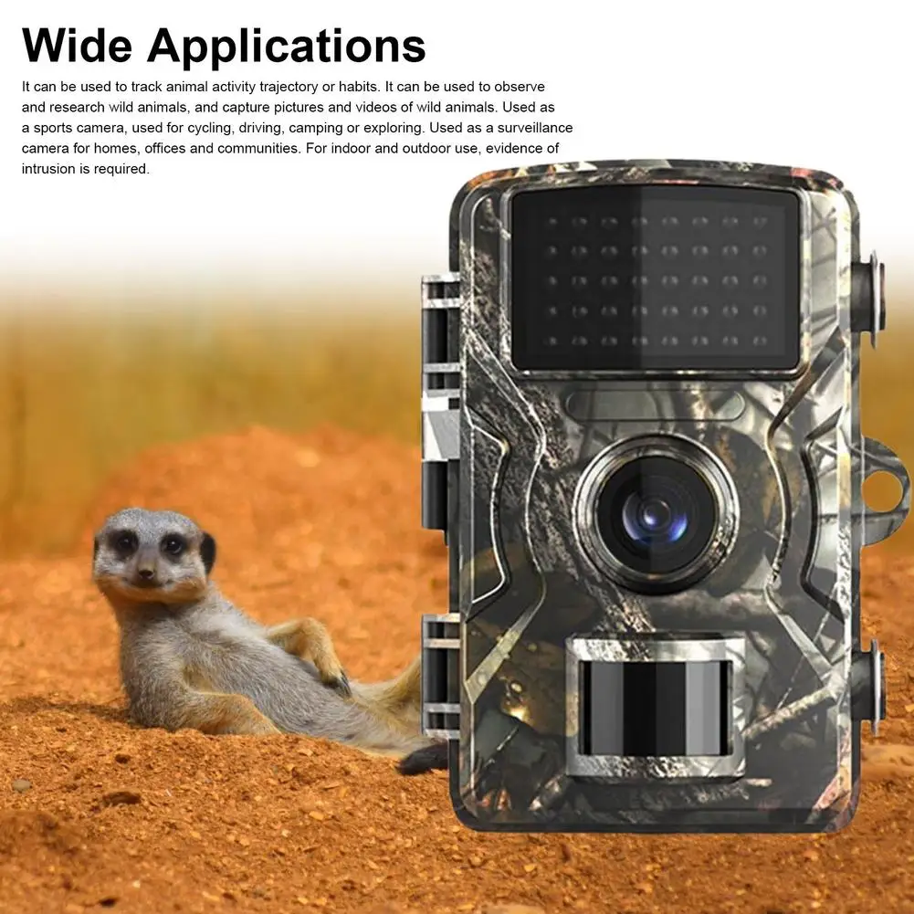 Охотничья камера 1080P HD водонепроницаемая фотоловушка для дикой природы