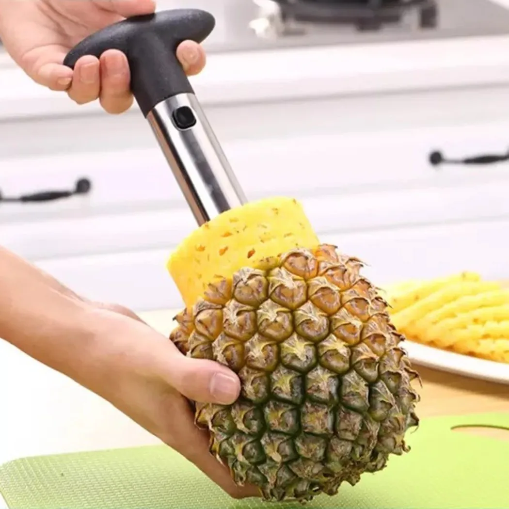Stainless Steel Pineapple Corer Peeler Cutter Pineapple Slicer Easy Fruit Parer Cutting Tool Kitchen Restaurant Accessories
Stainless Steel Pineapple Corer Peeler Cutter Pineapple Slicer Easy Fruit Parer Cutting Tool Kitchen Restaurant Accessories