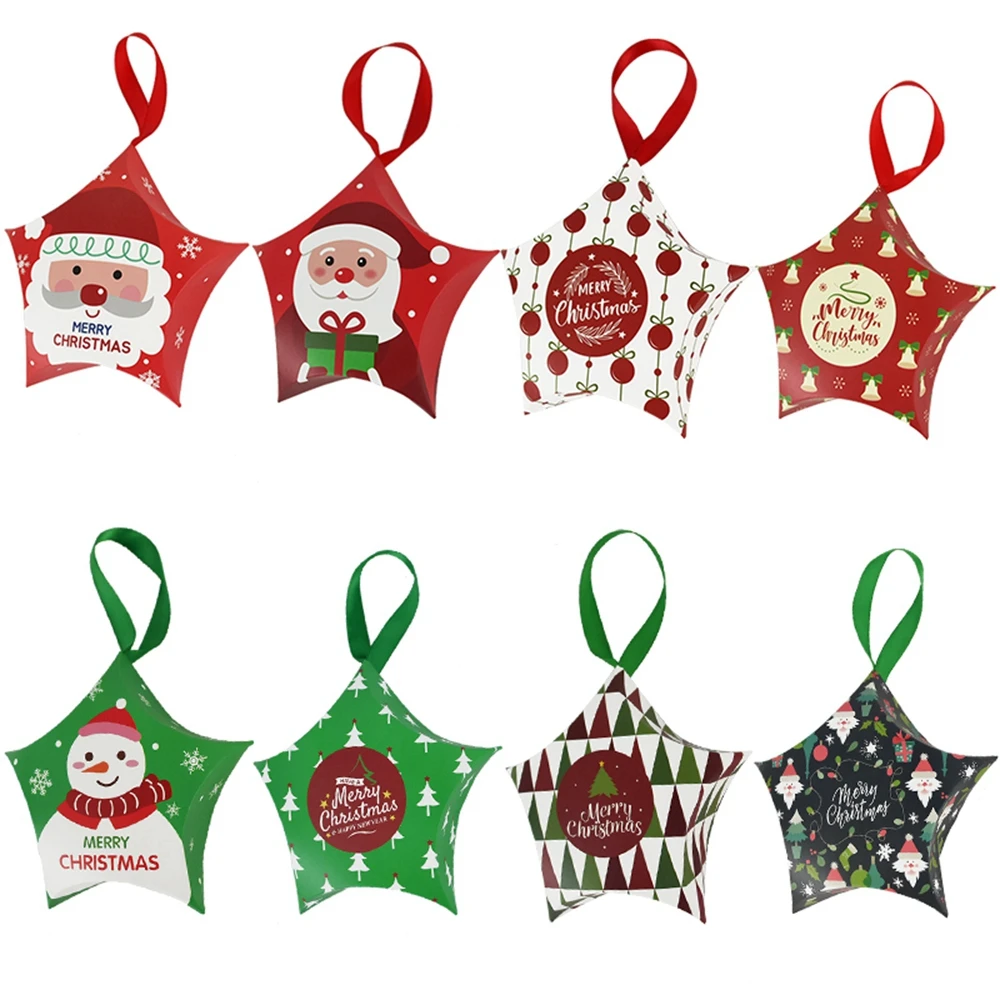 25Pcs Creative Christmas Candy Packaging Box Custom Christmas Gift Box Star Candy Gift Packaging Box Kids Gifts
25Pcs Creative Christmas Candy Packaging Box Custom Christmas Gift Box Star Candy Gift Packaging Box Kids Gifts