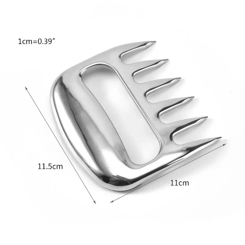 2 Pcs/Set Stainless Steel Bear Claw Barbecue Fork Food Dividing Machine Meat Tearing Cutting Tool
2 Pcs/Set Stainless Steel Bear Claw Barbecue Fork Food Dividing Machine Meat Tearing Cutting Tool