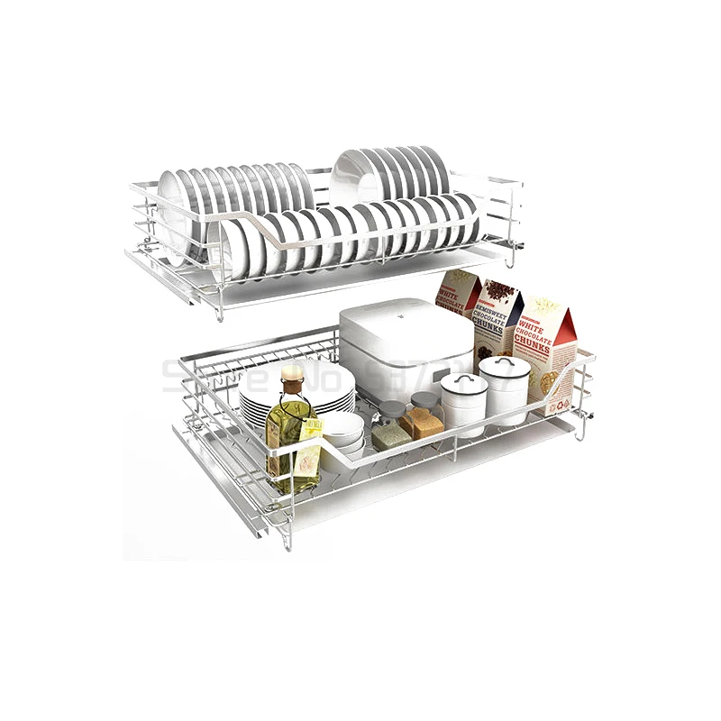 Organizador Almacenaje Armario Platos Mutfak Pantries Stainless Steel Organizer Cuisine Rack Kitchen Cabinet Storage Basket
Organizador Almacenaje Armario Platos Mutfak Pantries Stainless Steel Organizer Cuisine Rack Kitchen Cabinet Storage Basket