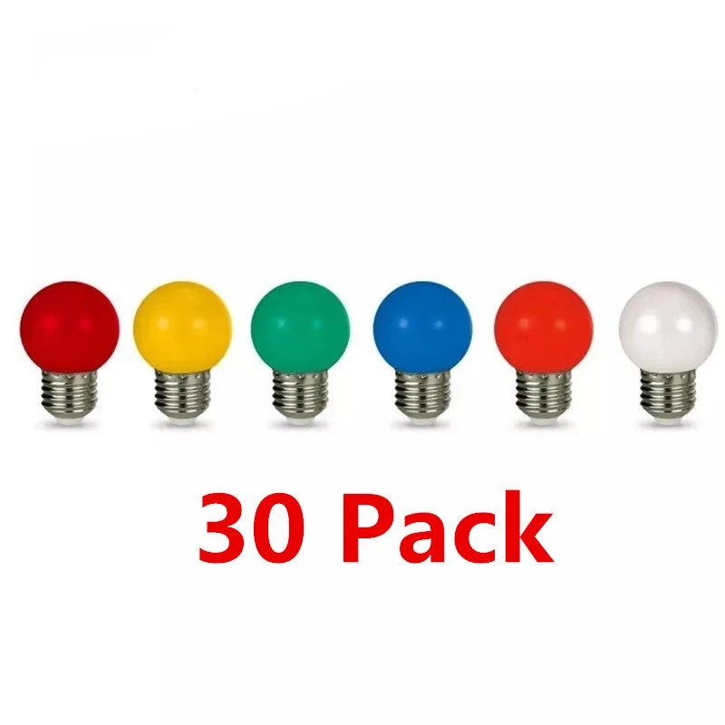 Colour LED Bulb E27 220V G45 3W 6 Color RGB Lampada LED Lamp Decor Holiday Christmas Lamparas Household Light Bulb
Colour LED Bulb E27 220V G45 3W 6 Color RGB Lampada LED Lamp Decor Holiday Christmas Lamparas Household Light Bulb