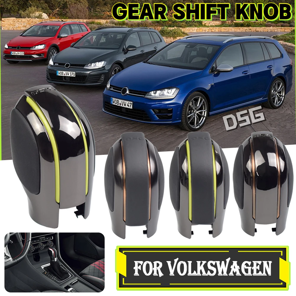 Логотип DSG хромированный/матовый серебристый для Volkswagen VW CC Seat Leon Golf MK6 ручка