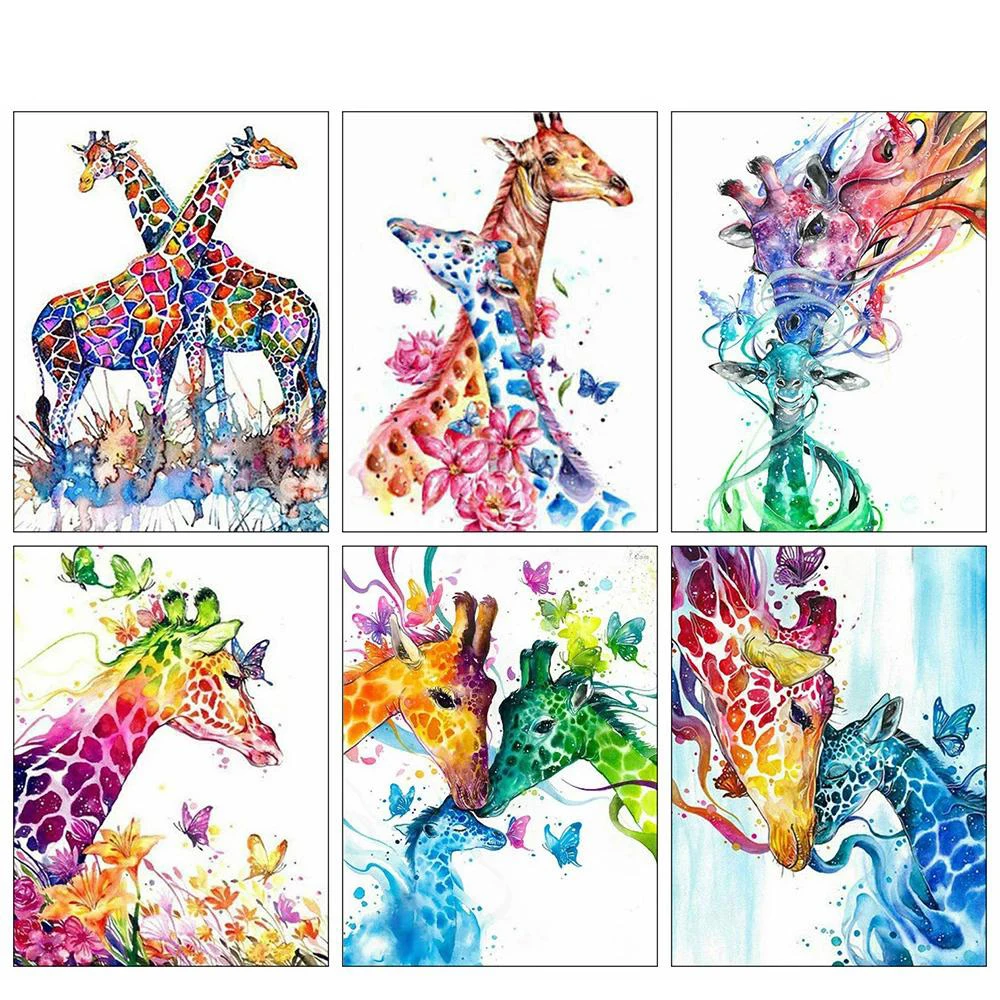 DIY Diamond Painting Cross Stitch Animal Diamond Embroidery Giraffe Picture Of Rhinestones Home Decoration
DIY Diamond Painting Cross Stitch Animal Diamond Embroidery Giraffe Picture Of Rhinestones Home Decoration