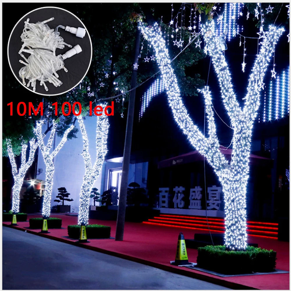 10M 100LED Christmas LED String Lights Decoration Lamp Wedding Garland Fairy Lamp Outdoor Holiday Decor Lights Navidad Decor
10M 100LED Christmas LED String Lights Decoration Lamp Wedding Garland Fairy Lamp Outdoor Holiday Decor Lights Navidad Decor