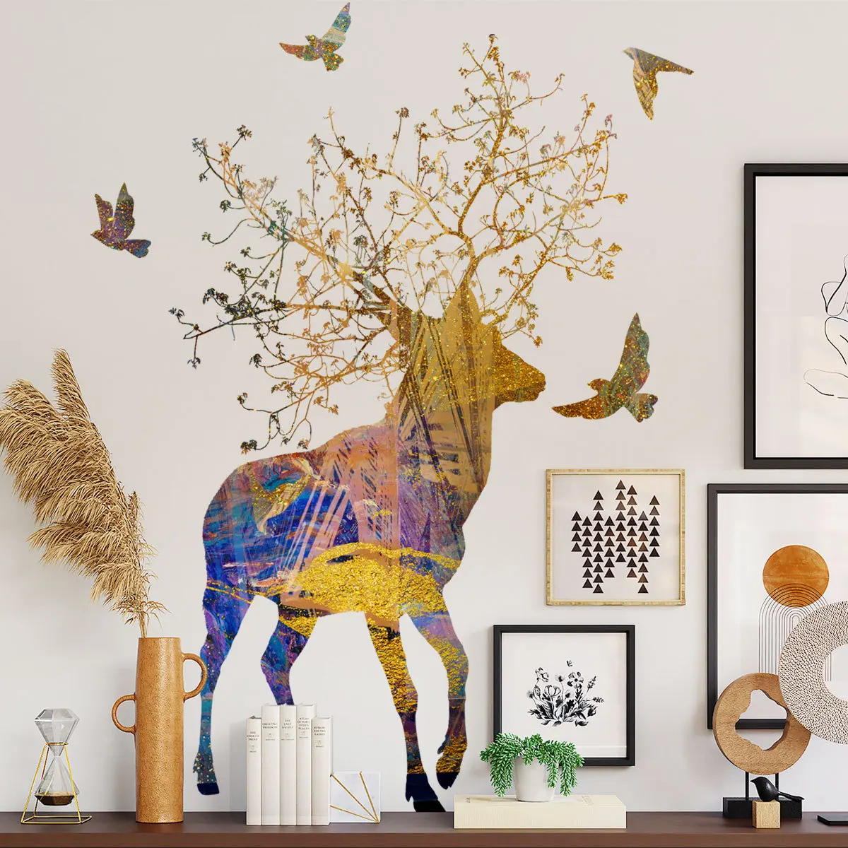 Cartoon Birds Flying Forest Deer Animal Wall Stickers DIY Flower Wall Decal for House Kids Rooms Baby Bedroom Nursery Decoration
Cartoon Birds Flying Forest Deer Animal Wall Stickers DIY Flower Wall Decal for House Kids Rooms Baby Bedroom Nursery Decoration