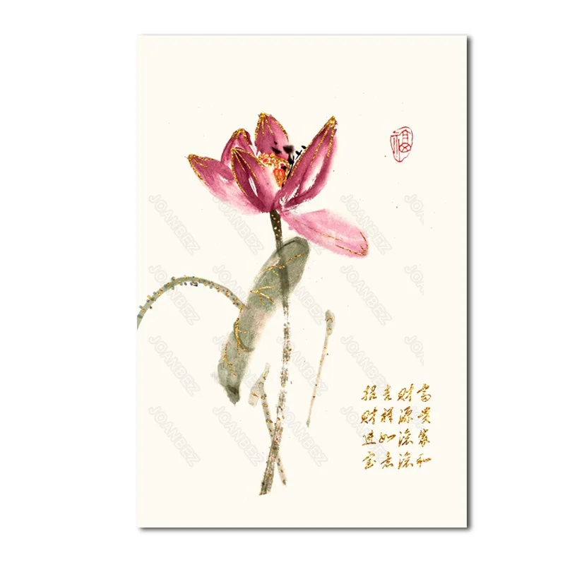Modern Style Canvas Material Decorative Painting Lotus and Lotus Root Pattern Background Poster Living Room Sofa Decorative Art
Modern Style Canvas Material Decorative Painting Lotus and Lotus Root Pattern Background Poster Living Room Sofa Decorative Art