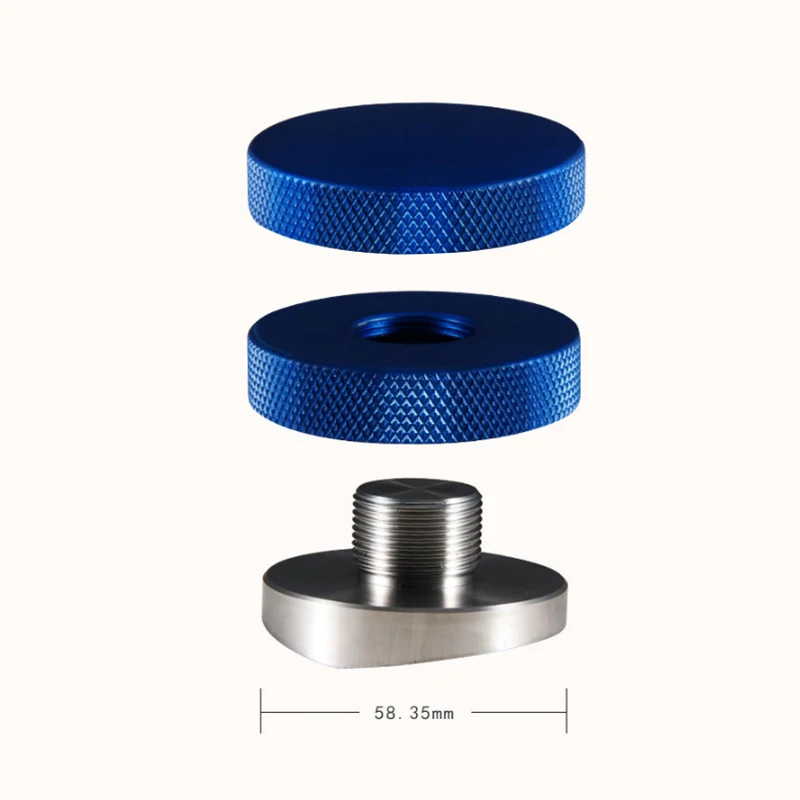 Coffee Tamper 58.35mm Stainless Steel Convex Base Adjustable Grip Handle Bean Barista Espresso Tamper Palm Pressure Kitchen Tool
Coffee Tamper 58.35mm Stainless Steel Convex Base Adjustable Grip Handle Bean Barista Espresso Tamper Palm Pressure Kitchen Tool