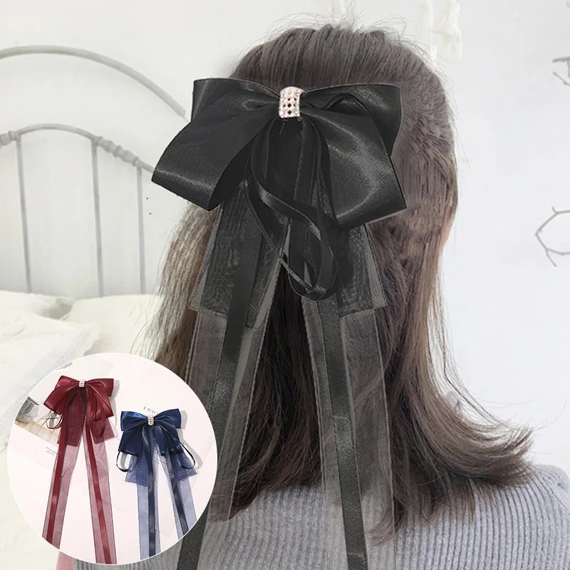 Bow Hair Clip Black Hair Bows Hairpins Women Elegant Barrette Girls Bowknot Hair Accessories
Bow Hair Clip Black Hair Bows Hairpins Women Elegant Barrette Girls Bowknot Hair Accessories