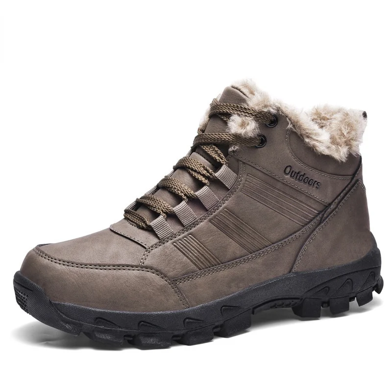 Leather Winter Men Boots Waterproof Warm Fur Snow Boots Men Outdoor Winter Work Casual Shoes Military Combat Rubber Ankle Boots
Leather Winter Men Boots Waterproof Warm Fur Snow Boots Men Outdoor Winter Work Casual Shoes Military Combat Rubber Ankle Boots