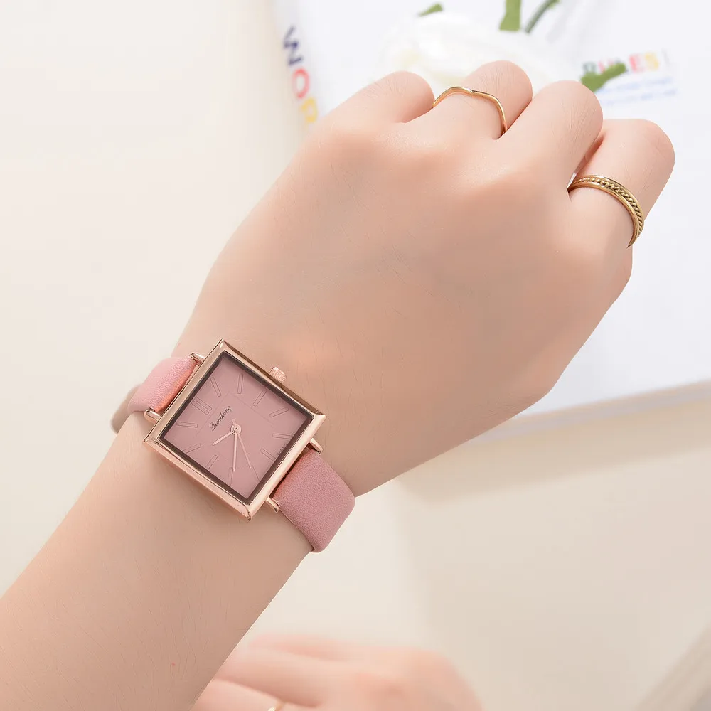 Fashion Women Wrist Leather Watch Luxury Quartz stainless steel Watch High Quality Waterproof Square Dial Leather Ladies Watch
Fashion Women Wrist Leather Watch Luxury Quartz stainless steel Watch High Quality Waterproof Square Dial Leather Ladies Watch