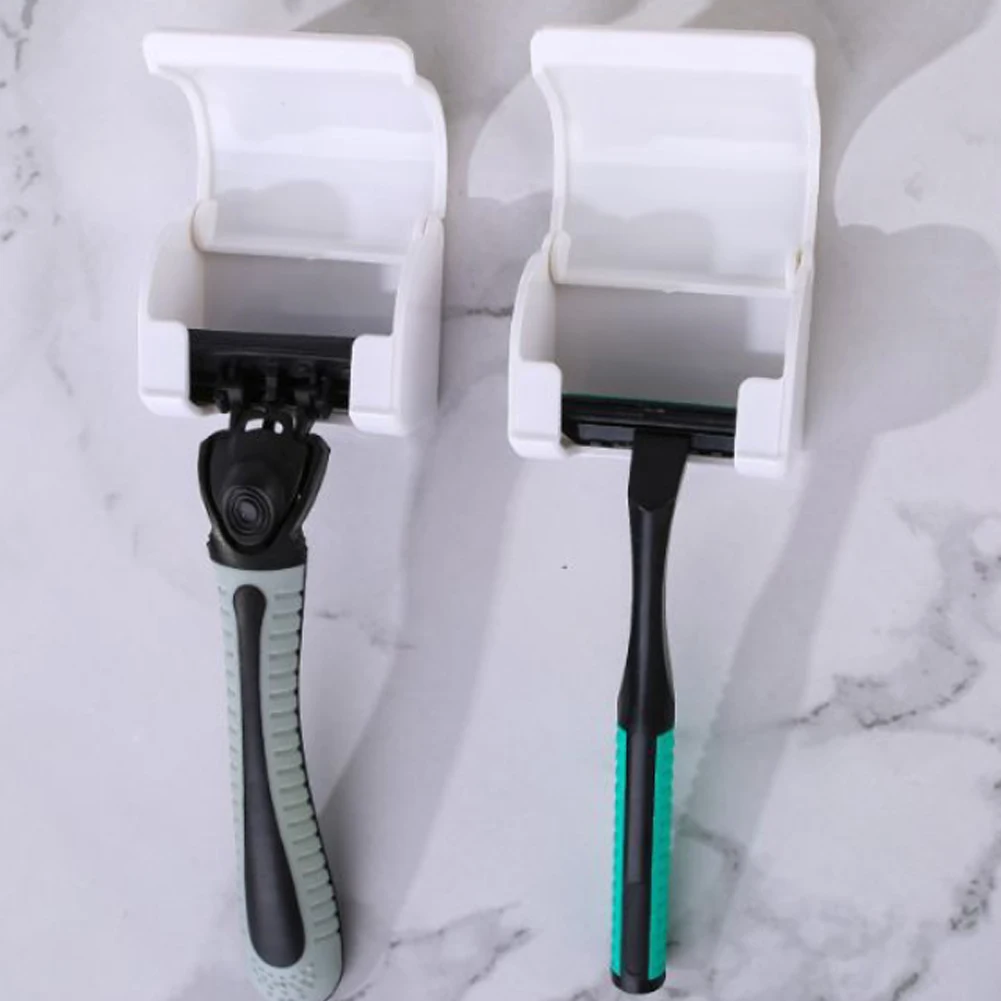 Practical Dustproof Men Razor Holder Wall Self-adhesived Shaver Holder Hanging Rack Bathroom Accessory Bathroom support Plastic
Practical Dustproof Men Razor Holder Wall Self-adhesived Shaver Holder Hanging Rack Bathroom Accessory Bathroom support Plastic