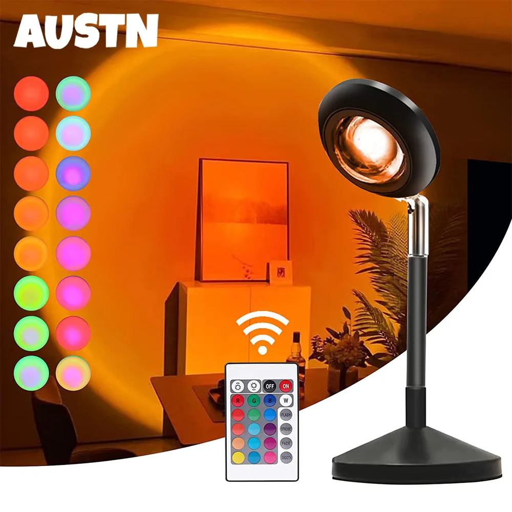 Led Sunset Projection Lamp Free Colorful Night Light for Home Bedroom Wall Decoration Christmas Party Birthday Gifts
Led Sunset Projection Lamp Free Colorful Night Light for Home Bedroom Wall Decoration Christmas Party Birthday Gifts