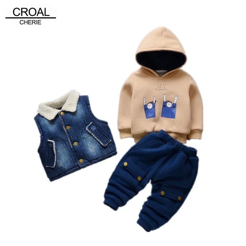 Теплая Флисовая детская одежда CROAL ручной работы, комплект из 3 предметов для мальчиков, утепленная одежда для маленьких девочек на осень и з...
Теплая Флисовая детская одежда CROAL ручной работы, комплект из 3 предметов для мальчиков, утепленная одежда для маленьких девочек на осень и з...