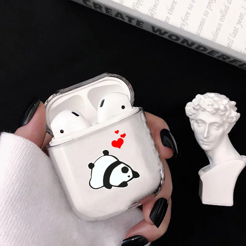 Cases For Airpods Cute panda Painted Transparent Soft Silicone Cases For AirPods 1/2Case Protective Cover Wireless Earphone Case
Cases For Airpods Cute panda Painted Transparent Soft Silicone Cases For AirPods 1/2Case Protective Cover Wireless Earphone Case