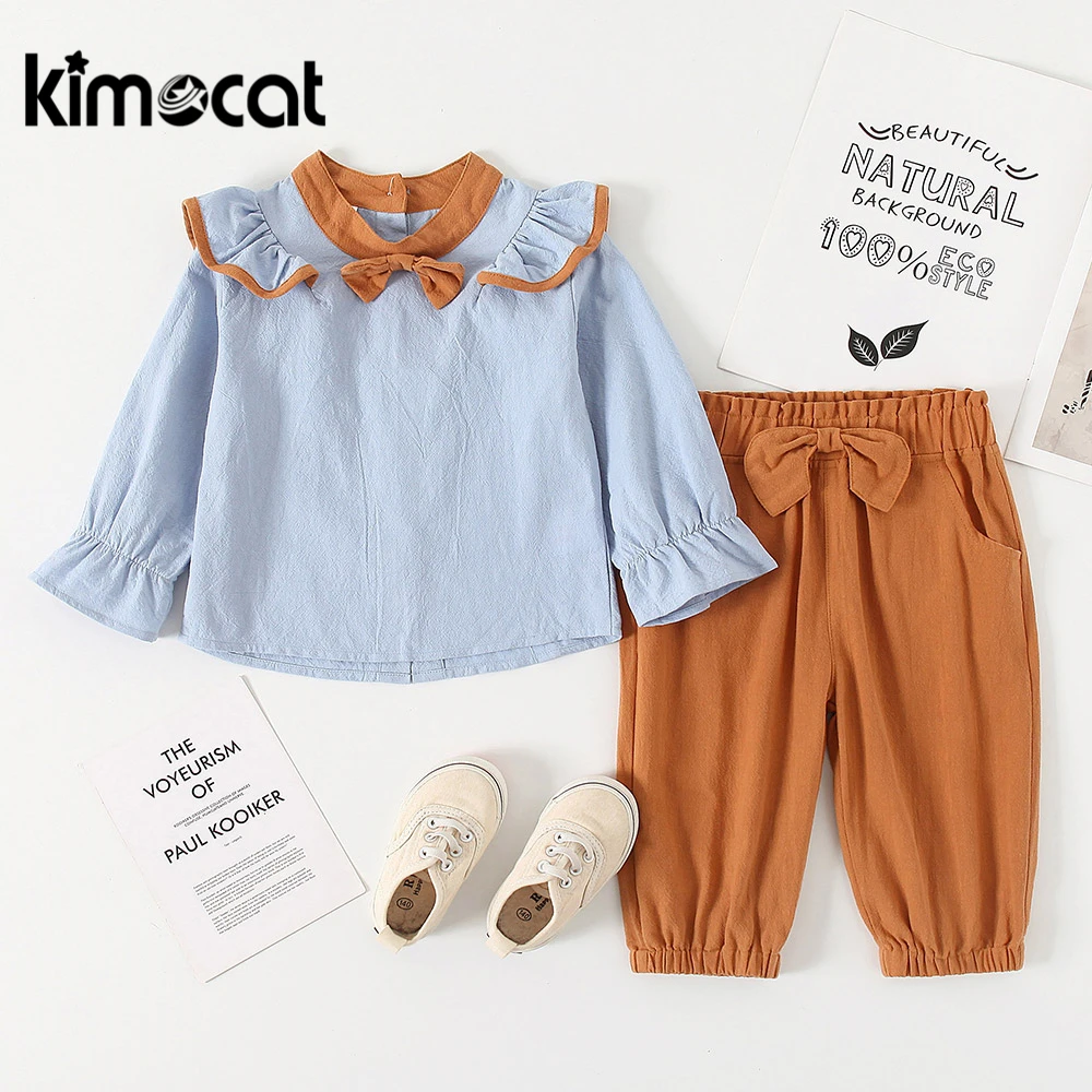 Kimocat Baby Girl Clothes Long Sleeve Autumn Spring News Cute Kids Girl's Suit 2pcs High Quality Red Bow Girls Clothing Set
Kimocat Baby Girl Clothes Long Sleeve Autumn Spring News Cute Kids Girl's Suit 2pcs High Quality Red Bow Girls Clothing Set