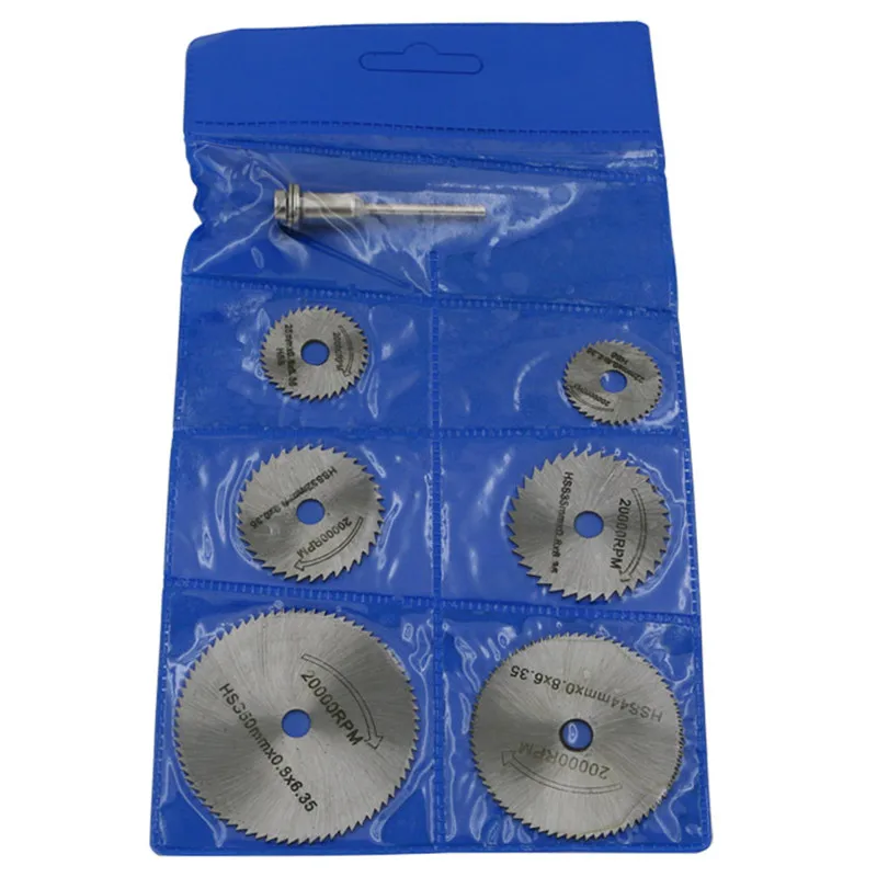 Fixmee HSS saw blades for rotary tools nitridation small saw blades 6 pieces set with a 3.175mm Shank mandrel
Fixmee HSS saw blades for rotary tools nitridation small saw blades 6 pieces set with a 3.175mm Shank mandrel