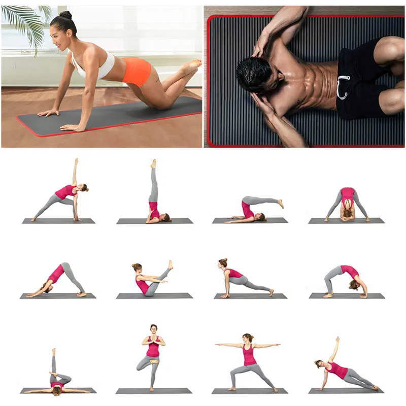 Non Slip Yoga Mat Thickened NBR Gym Mats Sports Indoor Fitness Pilates Yoga Pads esterilla yoga
Non Slip Yoga Mat Thickened NBR Gym Mats Sports Indoor Fitness Pilates Yoga Pads esterilla yoga
