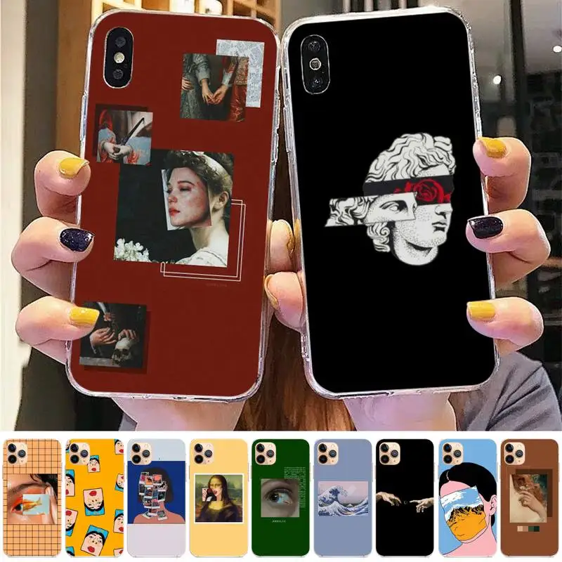 FHNBLJ Great art aesthetic van Gogh Mona Lisa painting Phone Case for iPhone 8 7 6 6S Plus X 5S SE 2020 XR 11 12 pro XS MAX
FHNBLJ Great art aesthetic van Gogh Mona Lisa painting Phone Case for iPhone 8 7 6 6S Plus X 5S SE 2020 XR 11 12 pro XS MAX