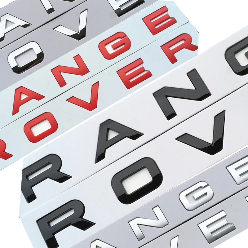 Chrome Car Styling Trunk Front or Rear Letters Emblem Badge Decal Sticker Cover For Range Rover Sport Evoque
Chrome Car Styling Trunk Front or Rear Letters Emblem Badge Decal Sticker Cover For Range Rover Sport Evoque