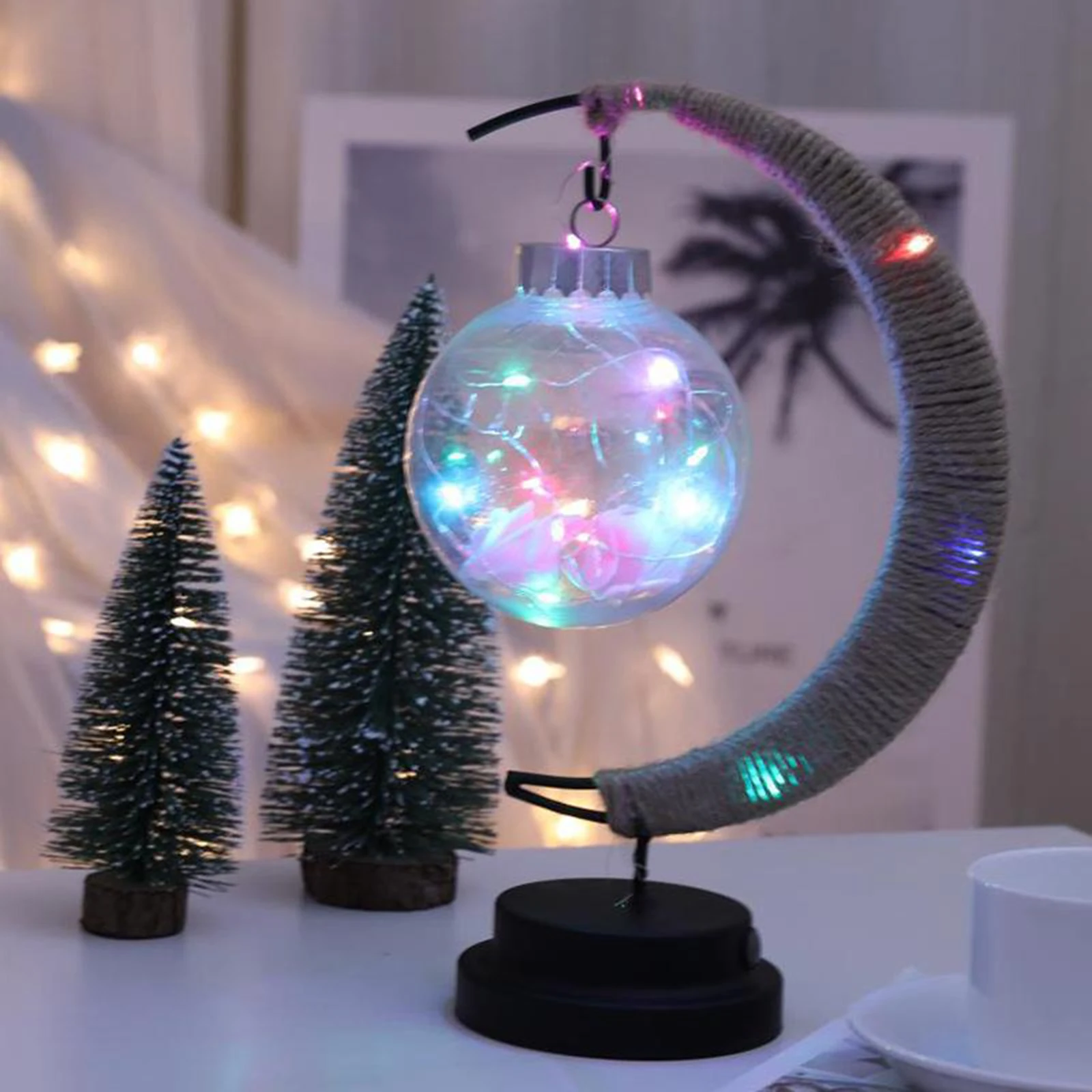 LED Table Lamp Glass Ball Night Light Bedroom Bedside Nursery Decor Lighting
LED Table Lamp Glass Ball Night Light Bedroom Bedside Nursery Decor Lighting