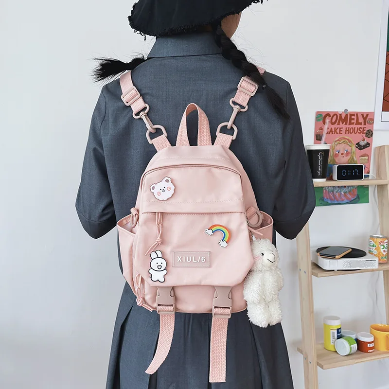 Mini Backpack Women's Accessories Bag Multi-purpose Shoulder Bag Canvas Travel Bag
Mini Backpack Women's Accessories Bag Multi-purpose Shoulder Bag Canvas Travel Bag