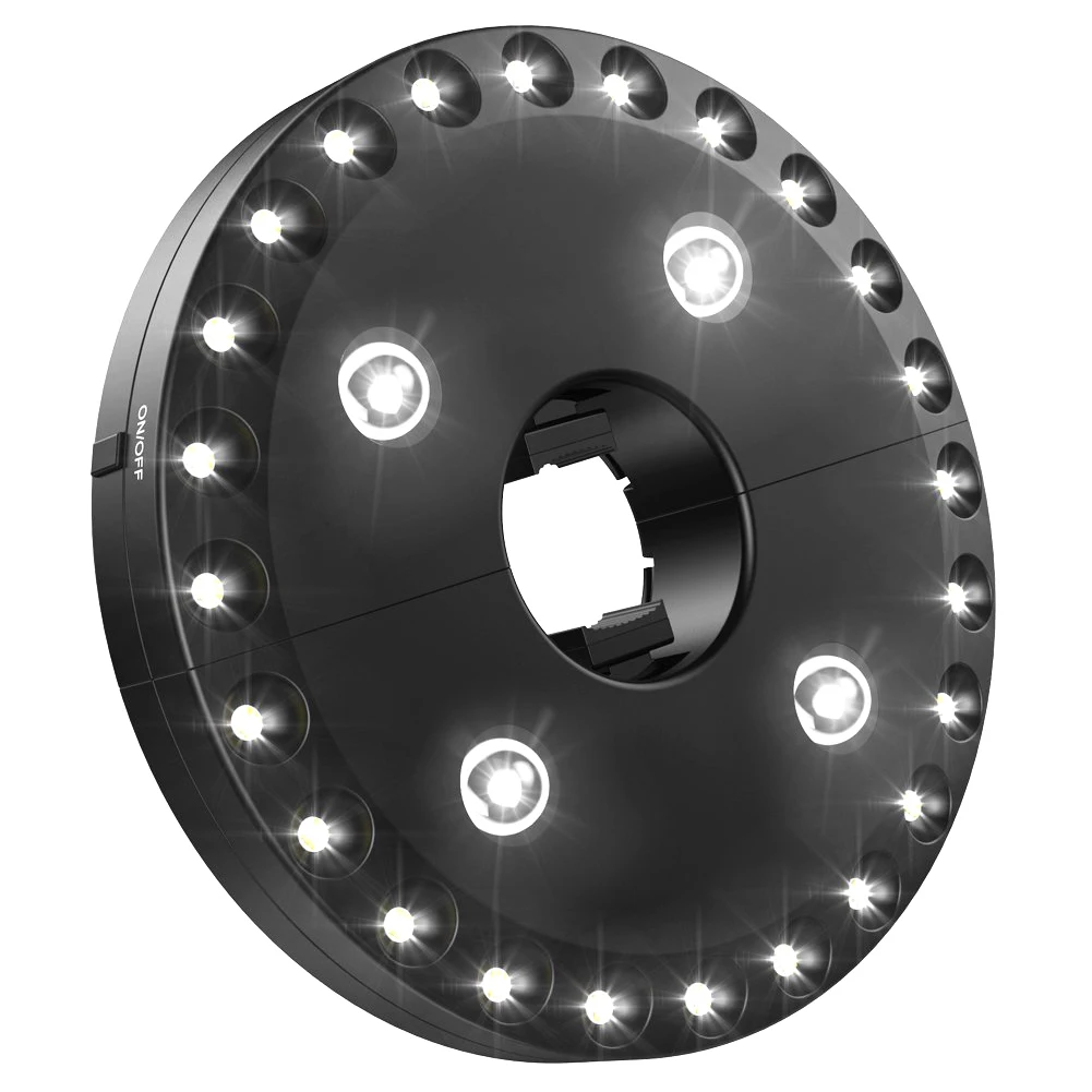 Umbrella Light 3 Lighting Modes Cordless 28 LED Lights Umbrella Pole Light For Camping Tents Outdoor Use Battery Operated Black 
Umbrella Light 3 Lighting Modes Cordless 28 LED Lights Umbrella Pole Light For Camping Tents Outdoor Use Battery Operated Black