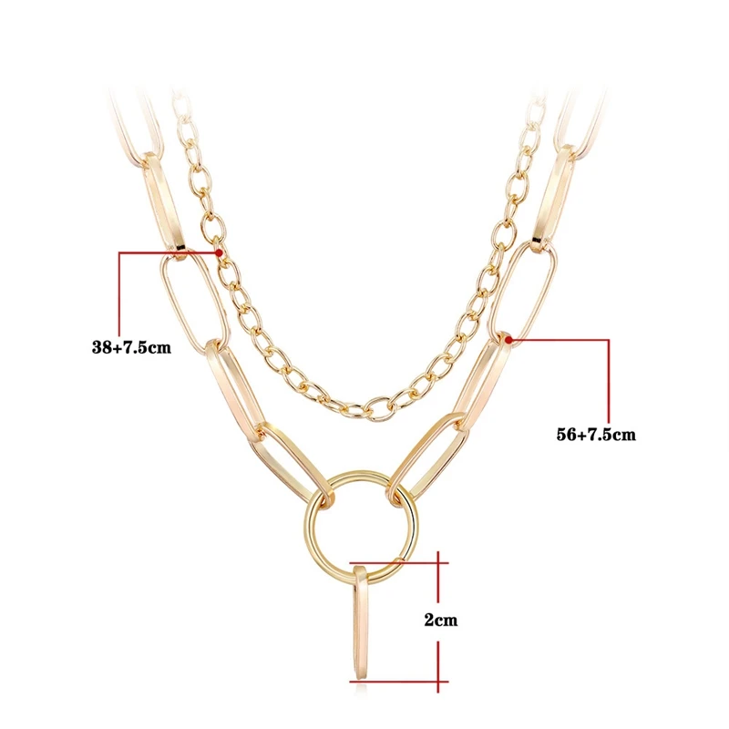 Unisex Fashion Multilayer Necklace Necklace-Gold 56+5cm 2021 New Hot Sale Fashion Jewelry Birthday Party Gift For Woman Man
Unisex Fashion Multilayer Necklace Necklace-Gold 56+5cm 2021 New Hot Sale Fashion Jewelry Birthday Party Gift For Woman Man