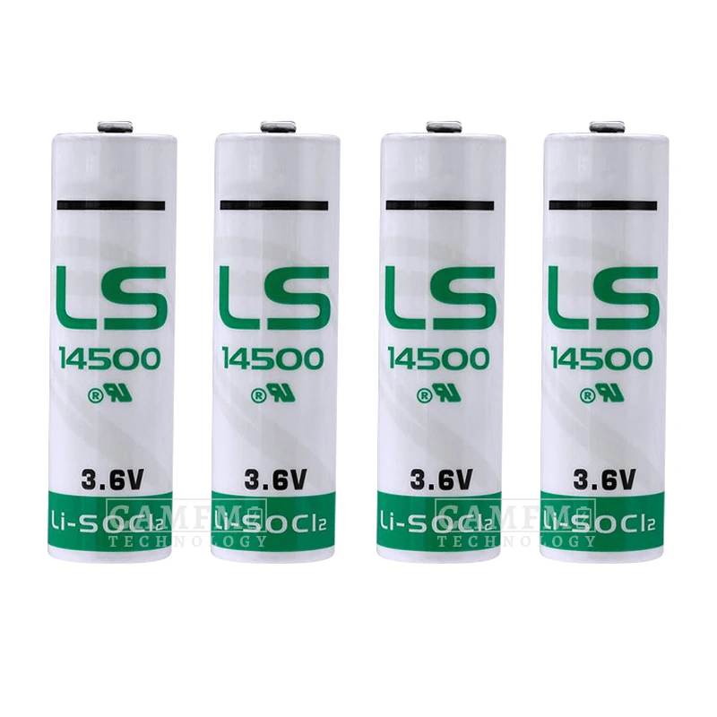4 шт. LS14500 воды/электричества/газ расходомер Батарея ER14505 XL 060F AA 3 6 V литиевая для