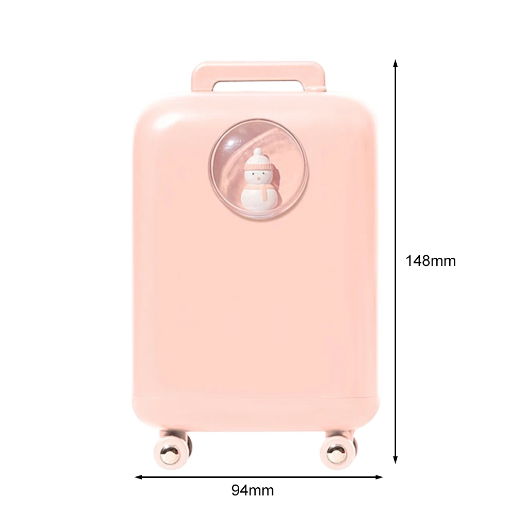 210ml Portable Air Humidifier Trunk Snowman Shape USB Rechargeable Air Humidifier Essential Oil Diffuser with LED Light 
210ml Portable Air Humidifier Trunk Snowman Shape USB Rechargeable Air Humidifier Essential Oil Diffuser with LED Light