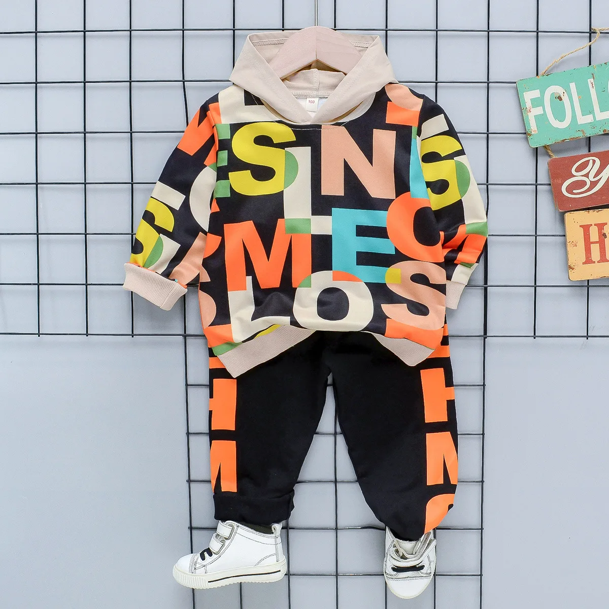 2021 Autumn Baby Girls Clothes Suits For Babies Letter Printing Long Sleeve 2Pcs Sets For Baby Boys Tracksuit New Kid Sportswear
2021 Autumn Baby Girls Clothes Suits For Babies Letter Printing Long Sleeve 2Pcs Sets For Baby Boys Tracksuit New Kid Sportswear