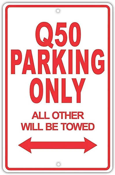 Infiniti Q50 Parking Only Auto Tag Metal Tag Metal Sign Garage Decor
Infiniti Q50 Parking Only Auto Tag Metal Tag Metal Sign Garage Decor