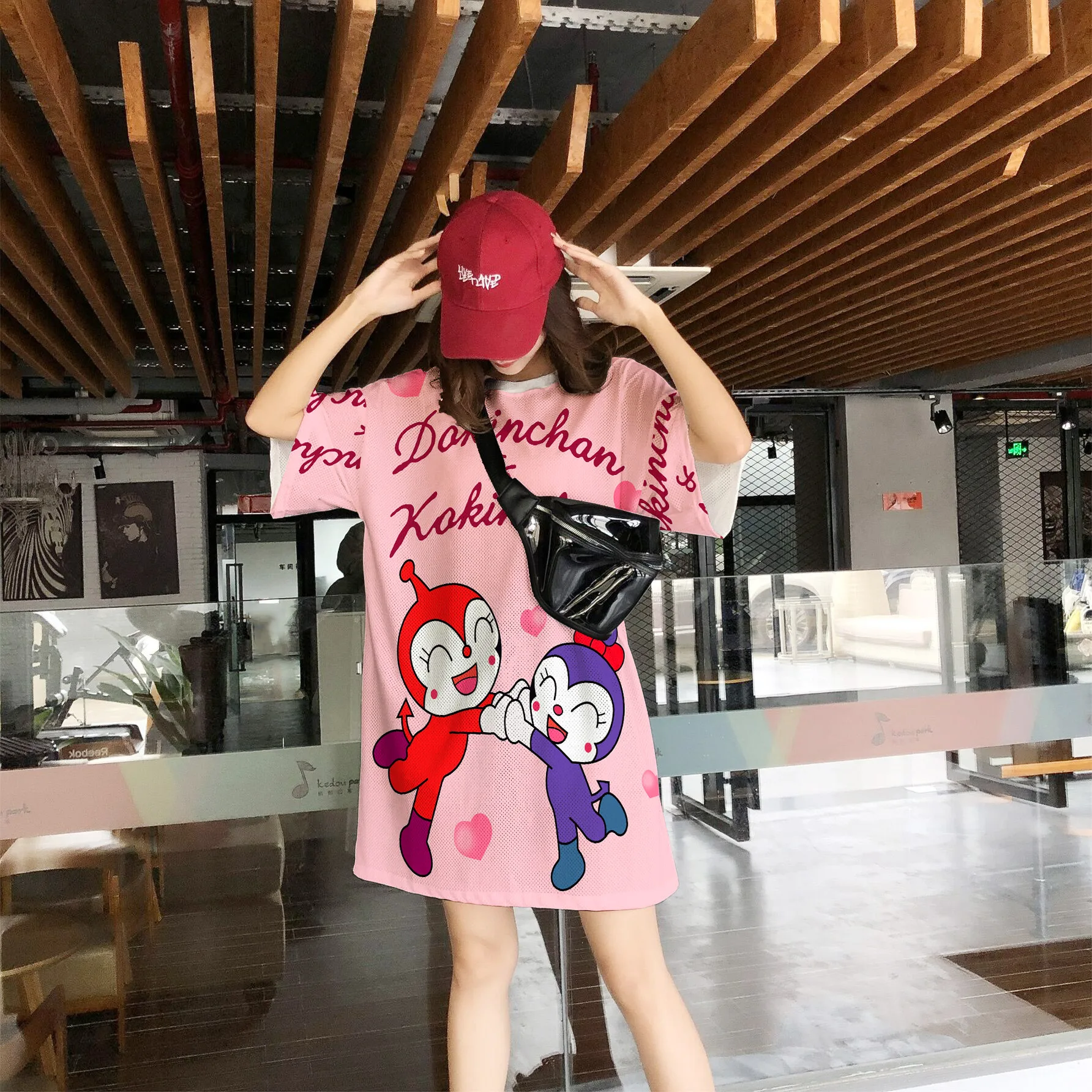 Fashion Short Sleeve T-shirt Women Clothing Kawaii Tops Plus Size Graphic Tees Cartoon O-Neck Mesh Fabric Casual Mujer Camisetas
Fashion Short Sleeve T-shirt Women Clothing Kawaii Tops Plus Size Graphic Tees Cartoon O-Neck Mesh Fabric Casual Mujer Camisetas