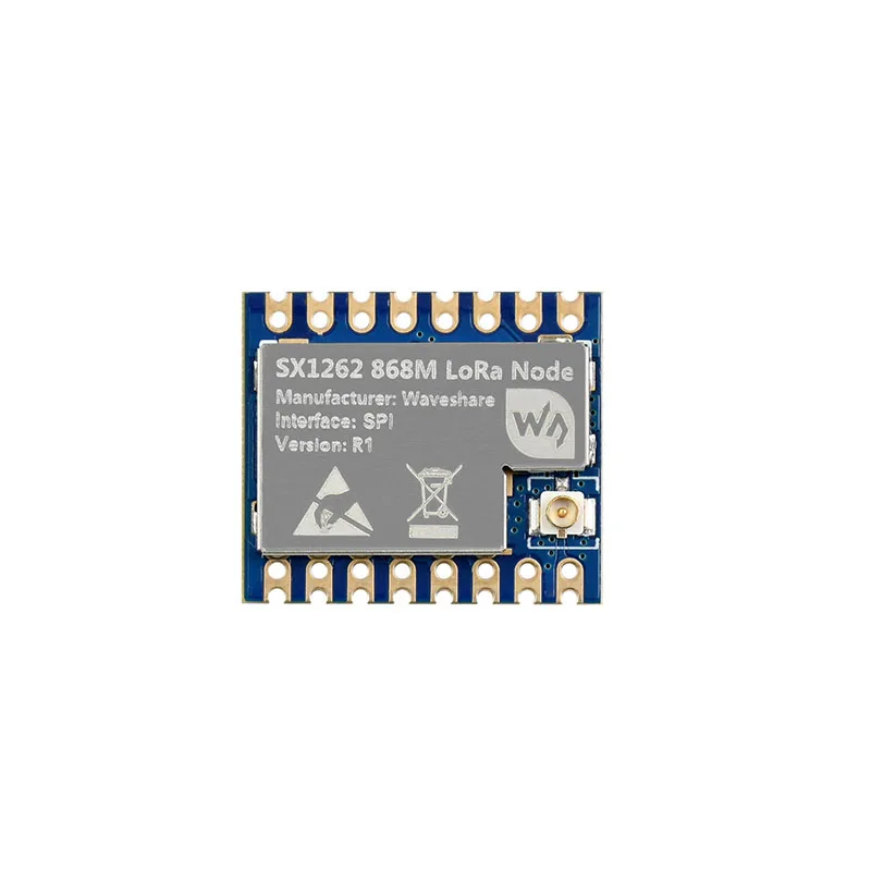 Waveshare Core1262-868M LoRa Module, SX1262, Anti-Interference, EU868 Band
Waveshare Core1262-868M LoRa Module, SX1262, Anti-Interference, EU868 Band