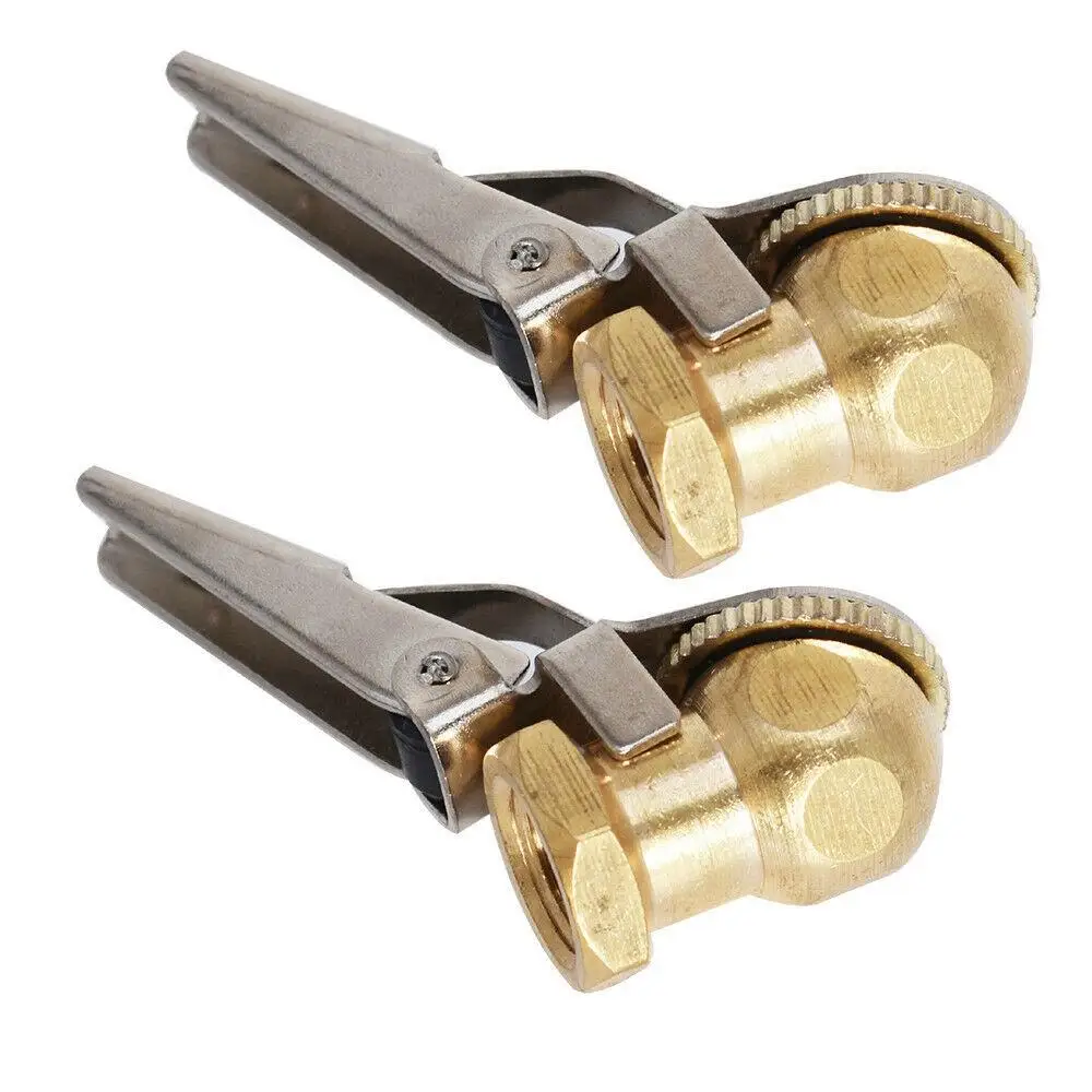 2pcs Brass Lock On Tire Inflator Locking Air Chuck Hose Attachment 1/4-inch Npt A391
2pcs Brass Lock On Tire Inflator Locking Air Chuck Hose Attachment 1/4-inch Npt A391